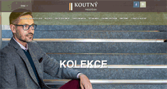 Desktop Screenshot of koutny.cz